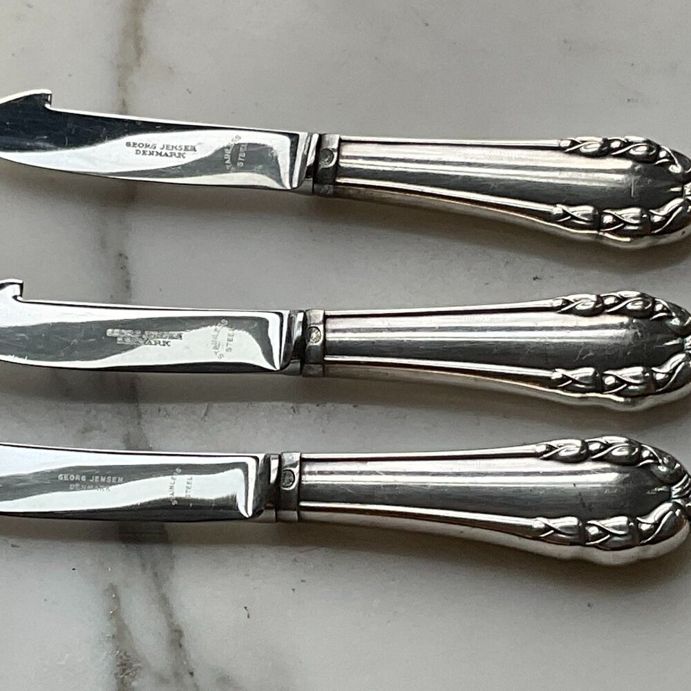 Georg Jensen Frank Cobb Sterling Silver Knives marked